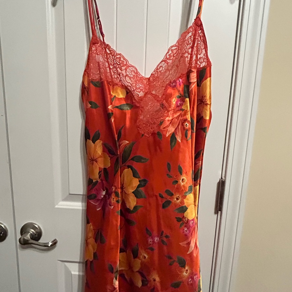 Victoria Secret Floral Lace Cami Fairy Ethereal Bold Colors